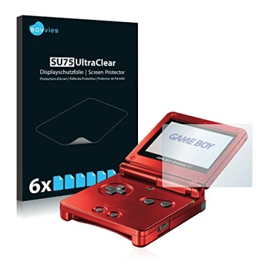 Immagine di savvies (6 Pezzi Pellicola Protettiva per Nintendo Gameboy Advance GBA SP Protezione Schermo Trasparente