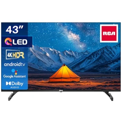 Immagine di RCA Smart TV 43 Pollici (108 cm) QLED 4K UHD HDR Android WiFi, Bluetooth