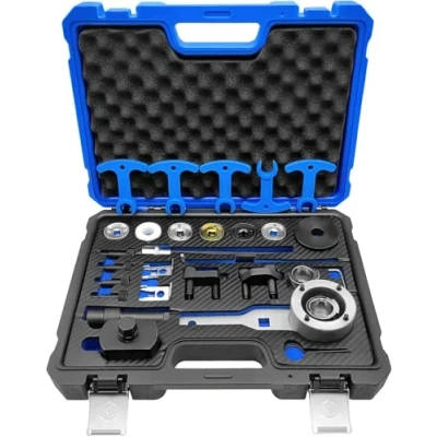 Immagine di ZKTOOL Kit di Strumenti Bloccaggio Allineamento dell&#039;Albero a Camme del Motore, Compatibile con Audi VW VAG 1.8 2.0 TSI TFSI (2006 2018) EA888, OEM T10352 T40196 T40271 T10368