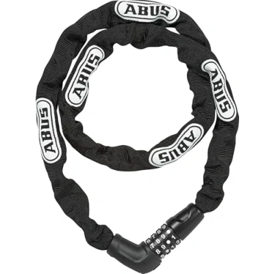 Immagine di ABUS Lucchetto a catena Steel O Chain 5805C combinazione con in acciaio spessa 5 mm Livello di sicurezza 4 110 cm Nero