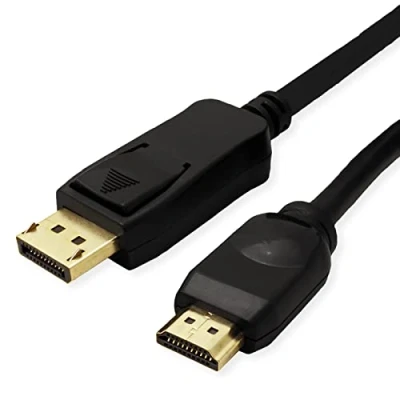 Immagine di Value Displayport Cavo Spina DisplayPort, HDMI A 5.00 m Nero 11.99.5788 Schermato