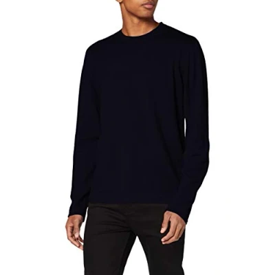 Immagine di FALKE 60111 Felpa da Uomo con Scollo Rotondo, Uomo, 60111, Nero, M