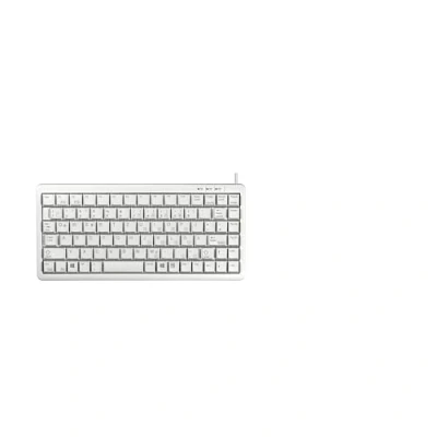 Immagine di CHERRY tastiera compatta G84 4100, layout tedesco, QWERTZ, cablata, design compatto, meccanica ML, grigio chiaro