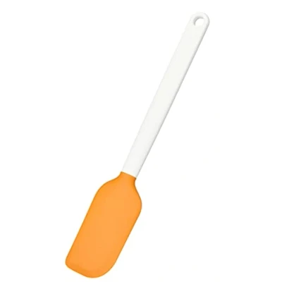 Immagine di Fiskars Spatola per impasto con testa in silicone, Lunghezza: 27,5 cm, Plastica/Silicone, Arancione/Bianco, Functional Form, 1023615