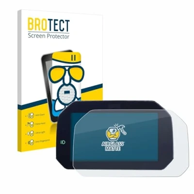Immagine di brotect Pellicola Vetro Opaca per BMW S 1000 XR 2020 Connectivity TFT 6.5&quot; Protezione Schermo [Anti Riflesso, Durezza 9H]