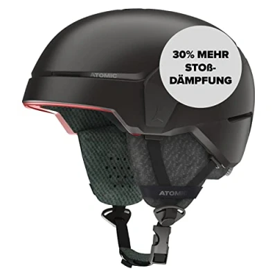 Immagine di Atomic AN5005550S Count, Casco da Sci all Mountain, Unisex, Taglia S (51 55 cm), Nero