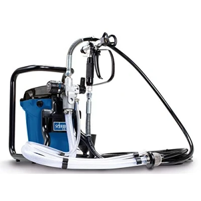 Immagine di Scheppach ACS3000 sistema di verniciatura a spruzzo airless 750W max 207bar raggio 7,6 m, portata 1,1 l/min, pistola con