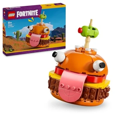 Immagine di LEGO Fortnite Durrr Burger, Action Figure da Costruire di Hamburger Giocattolo, Personaggio del Videogioco Collezione, Giochi Creativi per Bambini e Bambine 9 Anni in su, Idea Regalo 77070