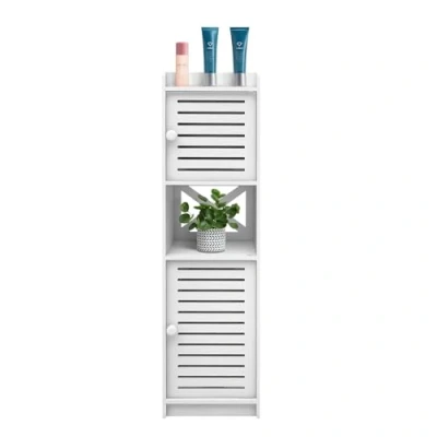 Immagine di HUOLE mobiletto bagno, per WC, portaoggetti cassetto, vano, salvaspazio, piccoli spazi, 22 * 20 75cm