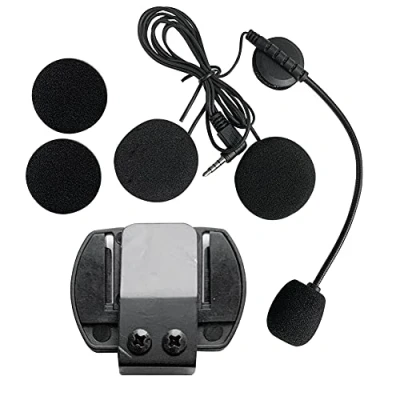 Immagine di QSPORTPEAK Moto Casco Clip di &amp; Cuffie con Microfono, per V4 / V6 Bluetooth interfono Intercom