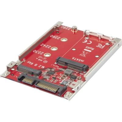 Immagine di Convertitore di interfaccia [1x Presa mSATA, M.2 NGFF 1x Spina combinata SATA 7+15 poli]