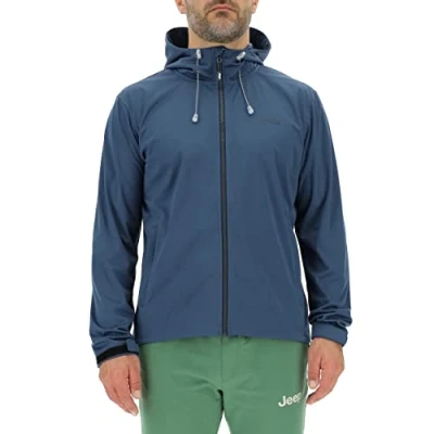 Immagine di JEEP O102714 Q021 GIACCA J LIGHT CON CAPPUCCIO SOFTSHELL TASCHE ZIP J23S Uomo Canvas Blue L