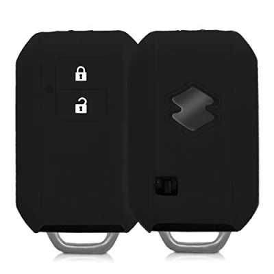 Immagine di kwmobile Cover Chiavi Auto Compatibile con Suzuki 2 tasti Keyless Go Custodia Protettiva Chiave Copri Telecomando Gomma Portachiave Macchina Silicone