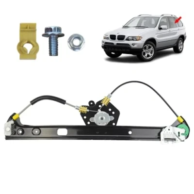 Immagine di STARKIT PERFORMANCE Alzacristalli compatibile per BMW X5 E53 (2000 2006) posteriore sinistro (posteriore lato guida)
