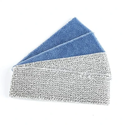 Immagine di CLEANmaxx Set di 4 panni ricambio per lavapavimenti con funzione vibrazione, colore bianco, in microfibra [bianco batteria 40 minuti]
