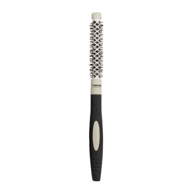 Immagine di Termix Evolution Soft Ø12, Spazzola Termica Rotonda con Fibre Appositamente Studiate per Capelli Delicati, Beige, Nero, 12 mm, Disponibile in 8 Diametri e Formato Pack