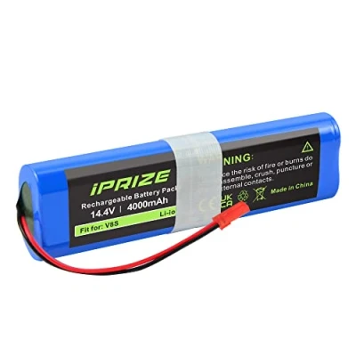 Immagine di iPrize 14.4V 4000mAh Li Ion batteria di ricambio per iLife Zaco V3s Pro, V4, V50, V5s V8s, V80, V85, X750 Home Cleaner robot domestico, sostituzione 18650B4 4S1P AGX 2