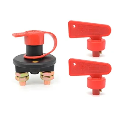Immagine di Interruttore principale della batteria per auto, spegnimento rapido, scollegamento, corrente principale, 12 V, 100 A, separatore di emergenza moto, barca, camion, auto