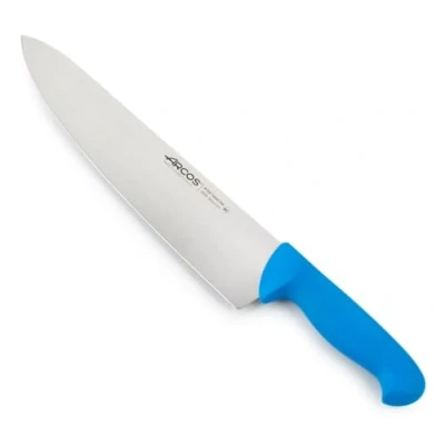 Immagine di Arcos Serie 2900 Coltello da Chef Cucina Lama Acciaio Inossidabile NITRUM 300 mm Manico Polipropilene Colore Blu
