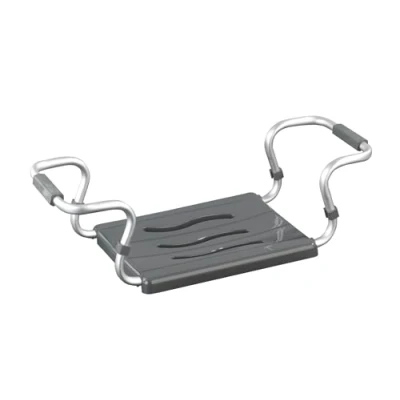 Immagine di Wenko Sedile Vasca da Bagno Argento allungabile, carico Max. 120 kg