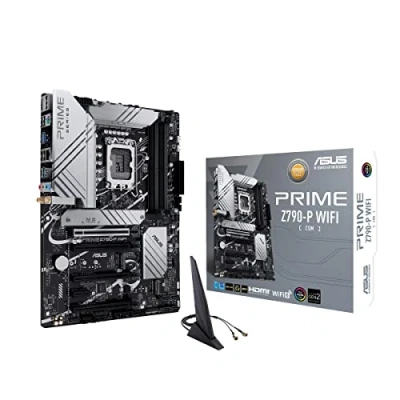 Immagine di ASUS Prime Z790 P WIFI, Scheda madre Intel LGA 1700 ATX, PCIe 5.0, 3 slot M.2, 14+1 DrMOS, DDR5, WIFI 6, Realtek 2.5 Gb LAN, HDMI, DP, USB 3.2 Gen 2 Type C