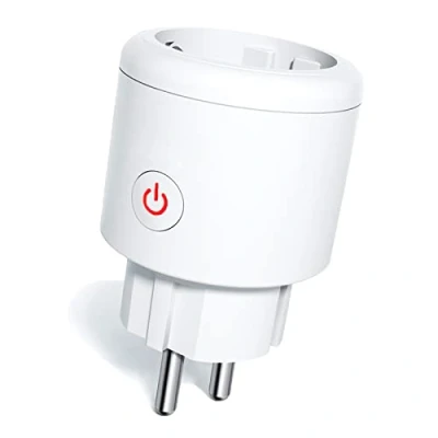 Immagine di ZigBee Presa Intelligente con Monitoraggio Energia, Smart Alexa Temporizzata, APP Controllo Remoto, 16A Plug Vocale Compatibile Alexa/Google Home, Hub Richiesto 1PCS