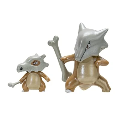 Immagine di Pokémon PKW2774 Select Evolution 2 Pack Caratteristiche Cubone &amp; 3 Inch Marowak Battle Figures Authentic Details