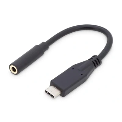 Immagine di Digitus Audio Cavo adattatore [1x spina USB C® 1x Presa jack da 3.5 mm] AK 300321 002 S Flessibile
