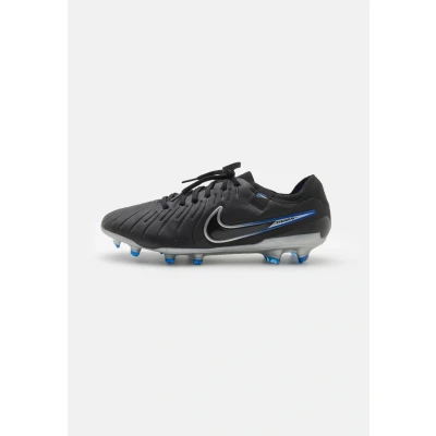 Immagine di Nike Performance Legend 10 PRO FG Scarpe da calcetto con tacchetti, Uomo, Taglia: 41, Black/chrome/hyper royal Finta pelle / tessuto