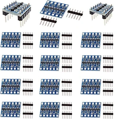 Immagine di RUNCCI YUN 15pcs 4 Canali IIC I2C Livello di Logica Convertitore Bidirezionale Modulo 3.3 V a 5 Shifter per Arduino
