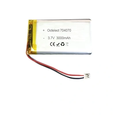 Immagine di RAEWSTCO 704070 Batteria al litio ai polimeri di litio, 3,7 V, 3000 mAh,