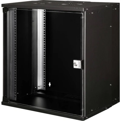 Immagine di Digitus DN 49207 Armadio rack da parete 19 (L x A P) 540 595 400 mm 12 U Nero, Nero (RAL 9005)