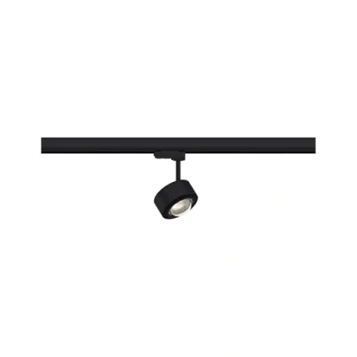 Immagine di Paulmann ProRail3 Spot Aldan 9W Bla 3000K 3Ph dim Lampada base per sistema 0.00 W LED (monocolore) Nero, Cromo