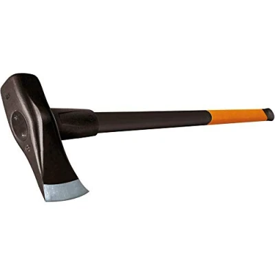Immagine di FISKARS Mazza scure X46, 2 en 1: Ascia e Mazza, Lama in acciaio temprato/Manico plastica rinforzata con fibra di vetro, Nero/Arancione, 1001705, Standard, 92 x 26 8 cm