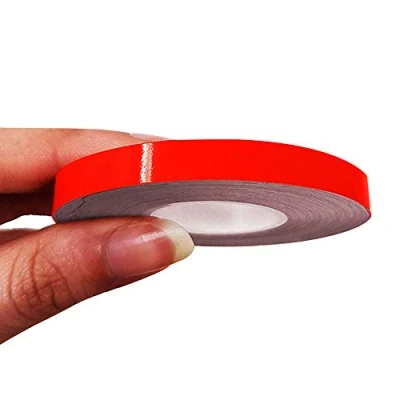 Immagine di 4R Quattroerre.it 10489 Trim Stripes Strisce Adesive per Auto, Rosso Fluo, 7 mm x 10 mt