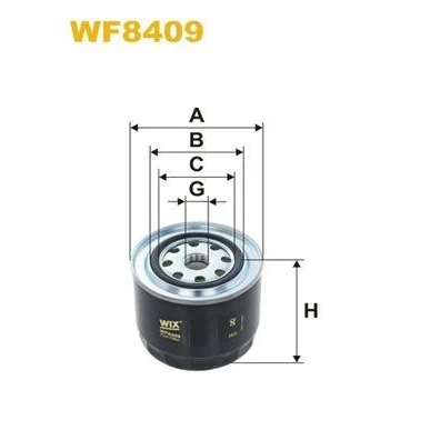 Immagine di WIX FILTERS WF8409 Filtro Carburante ad avvitamento MITSUBISHI: L200 / Triton IV Pick up, V up