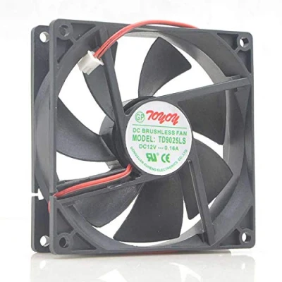 Immagine di N / A Cooling Fan TD9025LS,Server Cooler TD9025LS 12V 0.16A, Hotel Refrigerator Silent for 90x90x25mm 2 Wire