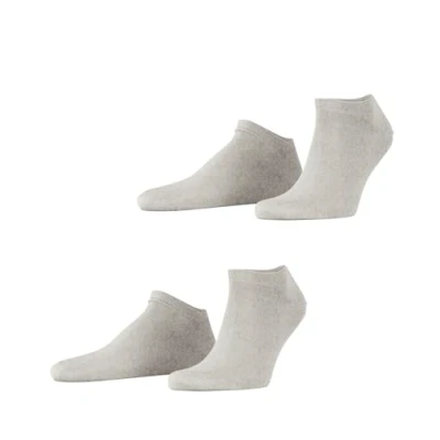 Immagine di ESPRIT Basic Uni 2 Pack M SN cotone bassi tinta unita confezione di paia, Calzini corti Uomo, Grigio (Storm Grey 3820), 43 46