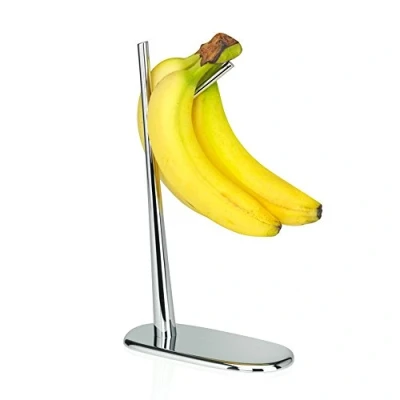 Immagine di Alessi Dear Charlie JT01 Porta Banane di Design in Zama Cromata, Lucido