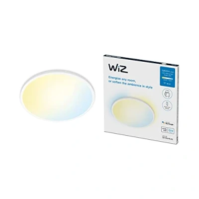 Immagine di WiZ Plafoniera SuperSlim Smart WiFi, Luce Bianca da Calda a Fredda, 32W, Bianca, Tecnologia SpaceSense, Controllo Vocale (Alexa, Apple HomeKit, Google Home)