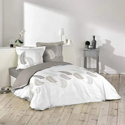 Immagine di douceur d&#039;Intérieur Parure Copripiumino, Cotone, Multicolore, 240 x 260 cm