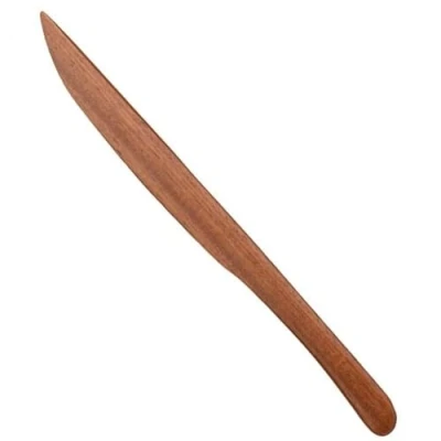 Immagine di Tagliacarte Apribuste Manico in Legno Coltello Taglio Robusto E Durevole per Uso Domestico O Ufficio