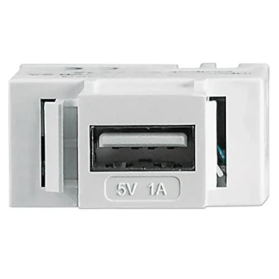 Immagine di Intellinet USB 2.0 Adattatore [1x Conduttore A due fili 1x Presa 2.0] Modularbuchse mit Typ Ladeport Port 5 V / 1 Ausgangsleistung