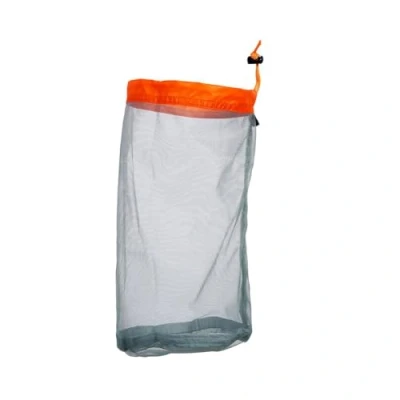 Immagine di Borsa in Rete Di Nylon, Piccola Con Coulisse Traspirante Portatile Per Campeggio Ed Escursionismo Spiaggia Sabbiosa Sacco Mesh Montagna