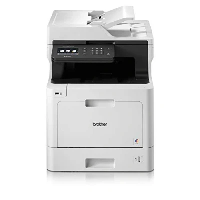 Immagine di Brother DCPL8410CDW Stampante Laser Multifunzione a Colori 3 in 1, 31 ppm, Wi Fi, Ethernet, USB 2.0, ADF da 50 Fogli, Stampa Fronte Retro automatica, Display Touchscreen