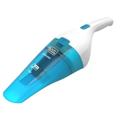 Immagine di BLACK+DECKER, Aspirabriciole e Aspira Liquidi Senza Fili Potente a Batteria Litio Doppio Sistema di Filtraggio, Design Compatto, Contenitore Rimovibile, Supporto Muro, 385ml 3.6V 5.4Wh. WDC115WA QW