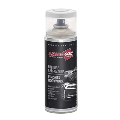 Immagine di Ambro Sol V400TEMP3 Smalto / Vernice Alte Temperature, Consente di Rinnovare le Superfici Normalmente Soggette ad Bomboletta Spray in Banda Stagnata Riciclabile 400 ml, Rosso Ossido