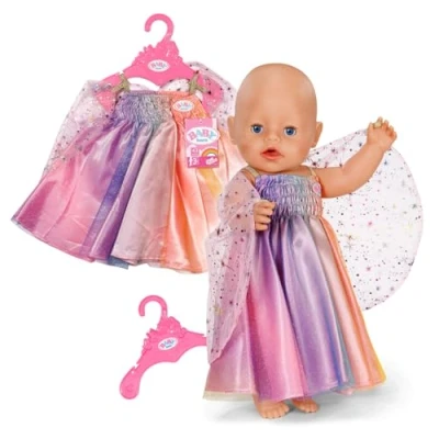 Immagine di BABY born Abito arcobaleno per bamboleda 43cm con ali e brillantini, 836132 Zapf Creation
