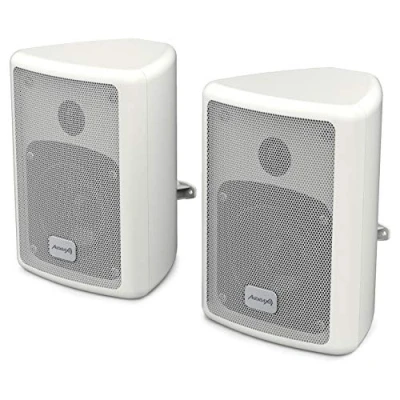 Immagine di Audibax Pícolo PR 41W Diffusori Passivi da Scaffale HiFi Coppia di Altoparlanti Stereo a 2 Vie Rinforzo 75W Montaggio Parete Incluso con Woofer 4&quot; Suono Surround