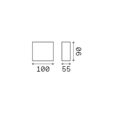 Immagine di Ideallux Ideal Lux Applique da esterno a LED Argo, bianco, 3.000 K, piuma d&#039;oca